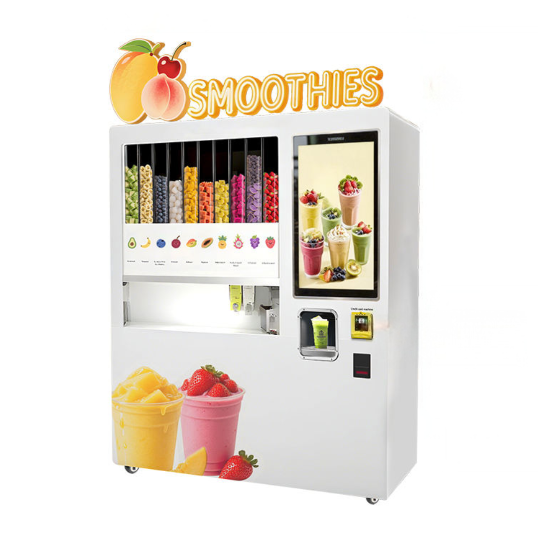YumBoxs frozen fruit smoothie vending machine